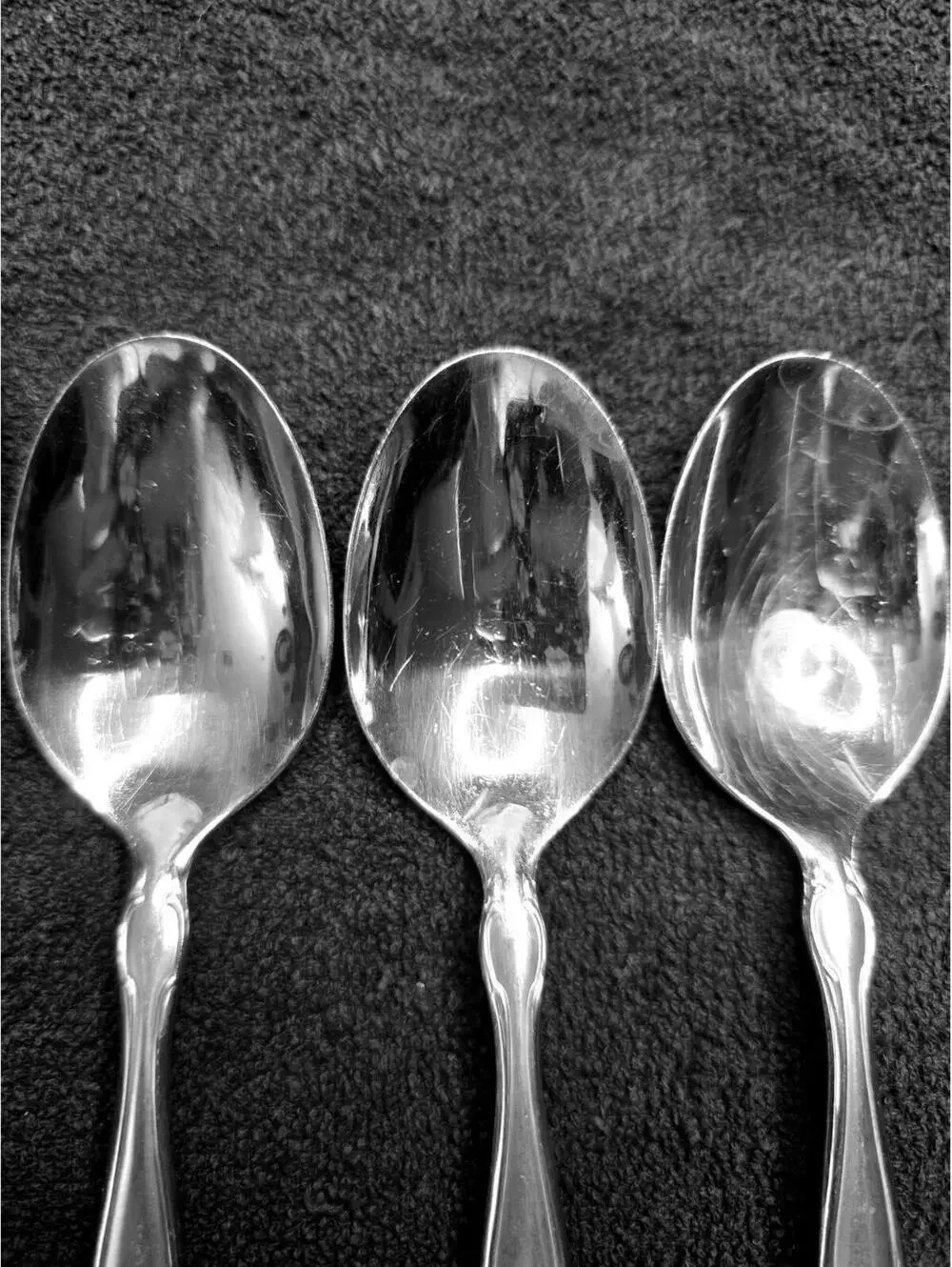 Vintage Stainless Steel Oneida Ornate Flatware Spoons Set of 5